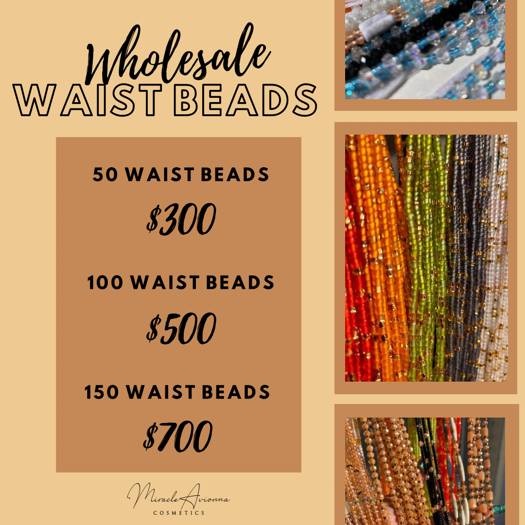 Size 4 wholesale waist beads on sale